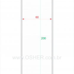 Etiqueta Adesiva Couchê 60  x 200  x 1 L066