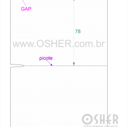 Etiqueta Adesiva Papel Térmico Com Barreira 110  x 78  x 1 GE SLS