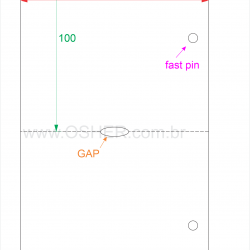 Tag Synt Paper Sem Adesivo 200 Microns 100  x 100  x 1 FPLD D 5 GC