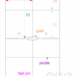 Tag Synt Paper Sem Adesivo 80 Microns 40  x 70  x 2 FPP GC Picote 42+28H