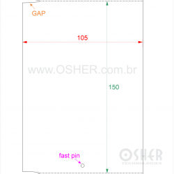 Tag Sem Adesivo Couchê 170g L2  105  x 150  x 1 FPP GE 