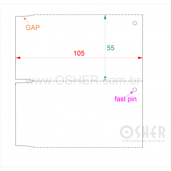 Tag Sem Adesivo Couchê 170g L2  105  x 55  x 1 FPLD GE Sem Divisão