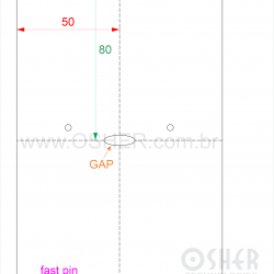 Tag Synt Paper Sem Adesivo 200 Microns 50  x 80  x 2 FPP GC Sem Divisão