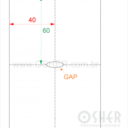 Tag Synt Paper Sem Adesivo 80 Microns 40  x 60  x 2 Sem Divisão GC