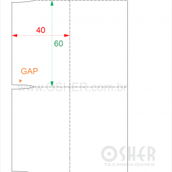 Tag Synt Paper Sem Adesivo 80 Microns 40  x 60  x 2 Sem Divisão GE