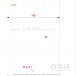 Tag Synt Paper Sem Adesivo 85 Microns 105  x 150  x 1 FPP GE