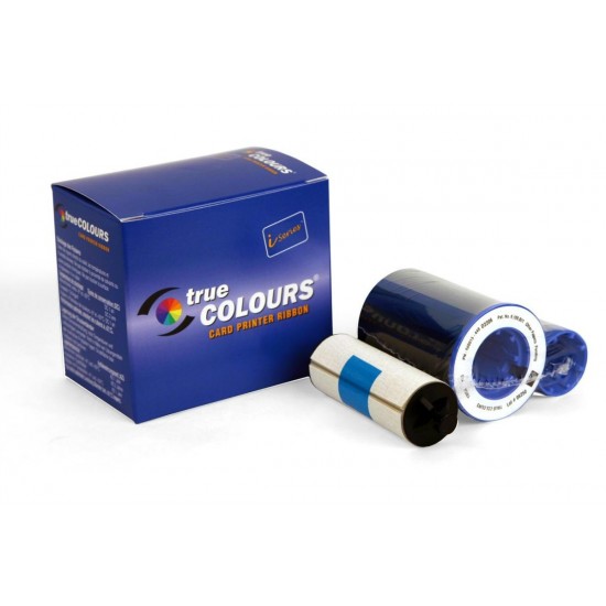 Ribbon Colorido 6 Painéis YMCKOK com cilindro de limpeza descartável, 170 imagens (BR430i, P520i, BR420i  800015-448BR)                            