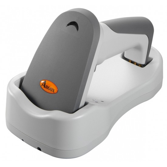 Leitor de Códigos de Barras Sem Fio AS8520 Bluetooth (leitor, cabo, bateria e rádio-base)