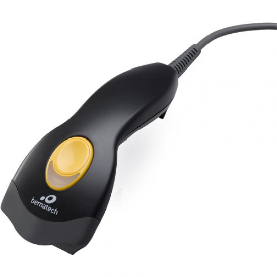 Leitor de Códigos de Barras Laser S100 Preto USB (leitor e cabo)